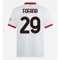 Pánský Fotbalový dres AC Milan Youssouf Fofana #29 2024-25 Venkovní Krátký Rukáv